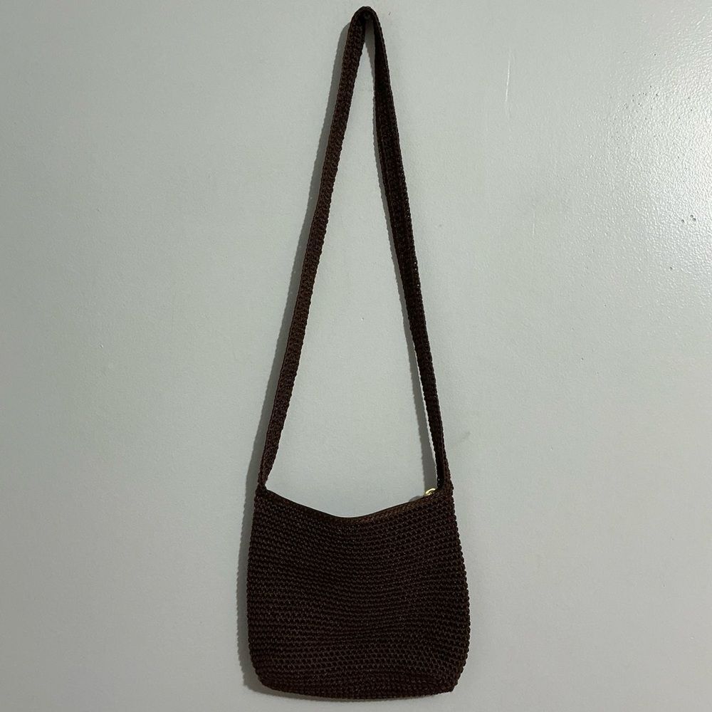 Brown Crochet Crossbody by The Sak - Picture 3 of 6